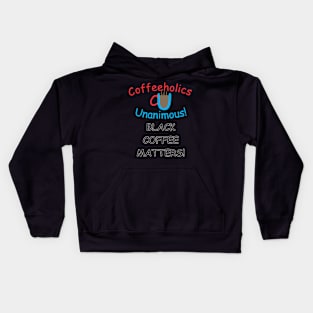 CU black coffee Kids Hoodie